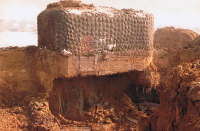 sterk ondergraven bunker Betsberg